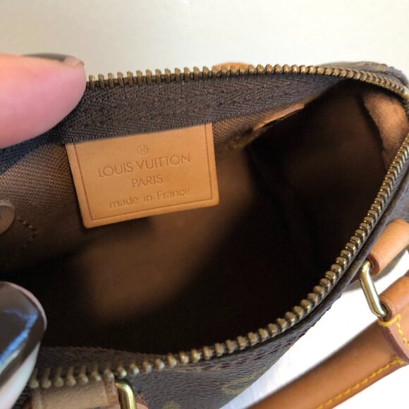 Louis Vuitton (LV) NANO Speedy Monogram Mini Bag-w COA - Picture 14 of 14